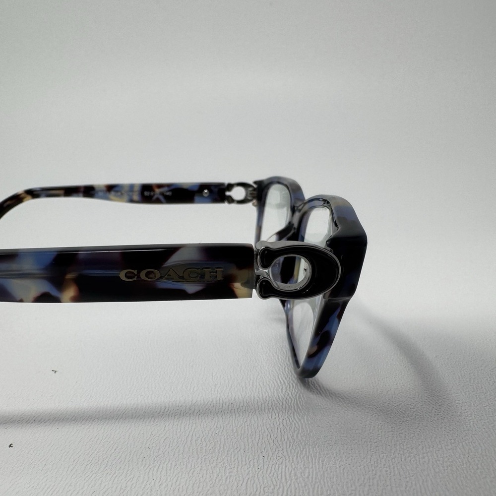 COACH HC6154F 5613 Blue Tortoise Authentic Eyeglass Sunglass Freames 52- 17‑140 - Picture 5 of 13
